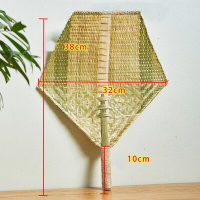 1 τεμ. Χειροποίητο υφαντό μπαμπού ανεμιστήρας χεριού σε κινέζικο στυλ, καλοκαιρινοί ανεμιστήρες χεριών στολίδια τέχνης τοίχου Διακόσμηση γάμου σπιτιού
