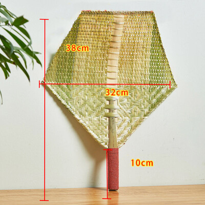 1 τεμ. Χειροποίητο υφαντό μπαμπού ανεμιστήρας χεριού σε κινέζικο στυλ, καλοκαιρινοί ανεμιστήρες χεριών στολίδια τέχνης τοίχου Διακόσμηση γάμου σπιτιού