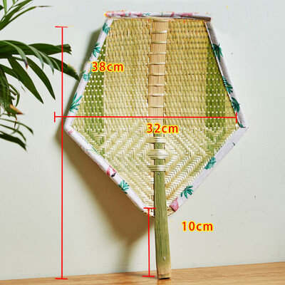 1 τεμ. Χειροποίητο υφαντό μπαμπού ανεμιστήρας χεριού σε κινέζικο στυλ, καλοκαιρινοί ανεμιστήρες χεριών στολίδια τέχνης τοίχου Διακόσμηση γάμου σπιτιού