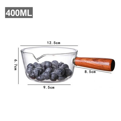 Klaasist keedupott supipiimapott puidust käepidemega Klaasist keedupott kiirnuudlipott klaasist kööginõud Köögitarvikud