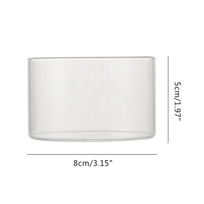 Väikesed klaaskausid 190 ml klaasist magustoidutopsid Kuumakindlad ettevalmistuskausid Jäätisepudingi konteiner köögilaua serveerimiseks