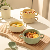 Κεραμικό μπολ Κορεάτικο στυλ Μονόχρωμο Στρογγυλό Μικρό Οικιακό Επιτραπέζιο Πρωινό Φρουτοσαλάτα Ρύζι Σούπα Μεσημεριανό Μπολ Προσωπικά Είδη