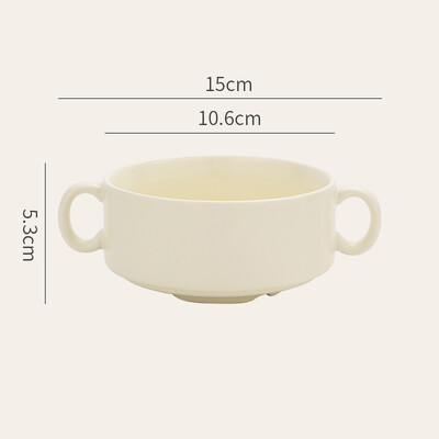 Κεραμικό μπολ Κορεάτικο στυλ Μονόχρωμο Στρογγυλό Μικρό Οικιακό Επιτραπέζιο Πρωινό Φρουτοσαλάτα Ρύζι Σούπα Μεσημεριανό Μπολ Προσωπικά Είδη