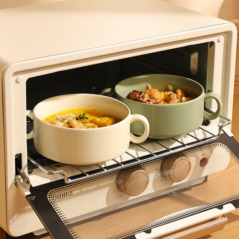 Κεραμικό μπολ Κορεάτικο στυλ Μονόχρωμο Στρογγυλό Μικρό Οικιακό Επιτραπέζιο Πρωινό Φρουτοσαλάτα Ρύζι Σούπα Μεσημεριανό Μπολ Προσωπικά Είδη