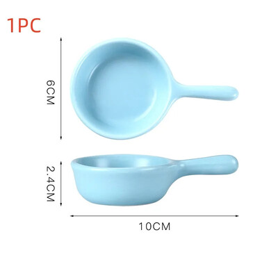 Mini kastmistaldrik käepidemega Majapidamiskeraamiline kastmenõu Jaapani salati maitsestamise serveerimisvahend Köögi söögipulgahoidjad