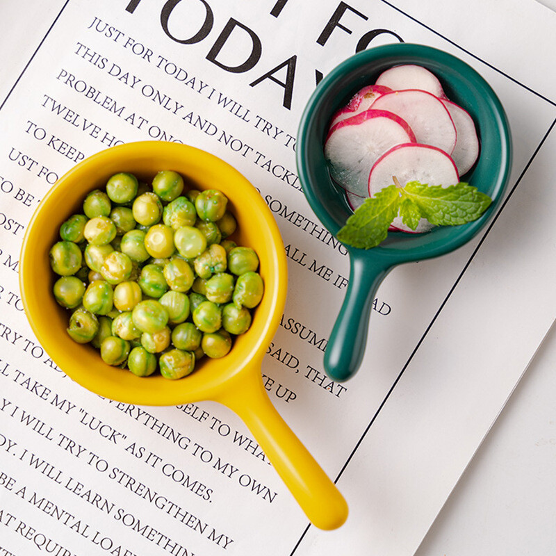 Mini kastmistaldrik käepidemega Majapidamiskeraamiline kastmenõu Jaapani salati maitsestamise serveerimisvahend Köögi söögipulgahoidjad