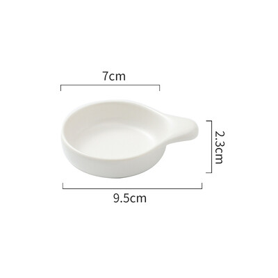 Ιαπωνική κεραμική σάλτσα Καρυκεύματα πιάτων καρυκεύματα Πιάτα Σούσι σνακ σόγιας για το σπίτι Μπολ Μίνι δίσκος Μικροσκοπικό μπολ
