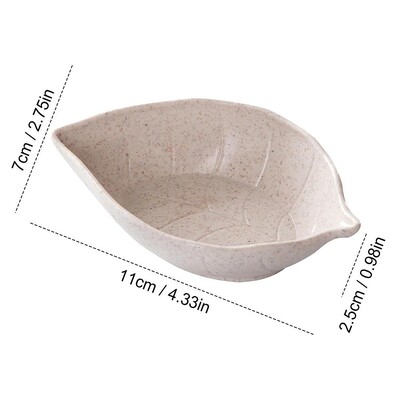 Lehtede kastmisnõu sushi sojakastmenõu Lehekujuline kastmisnõu teekoti kandik lusikasalus Sööginõud äädikanõu sojakastmenõu