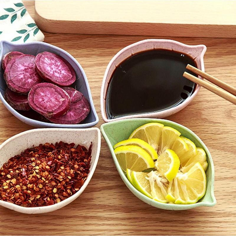 Lehtede kastmisnõu sushi sojakastmenõu Lehekujuline kastmisnõu teekoti kandik lusikasalus Sööginõud äädikanõu sojakastmenõu