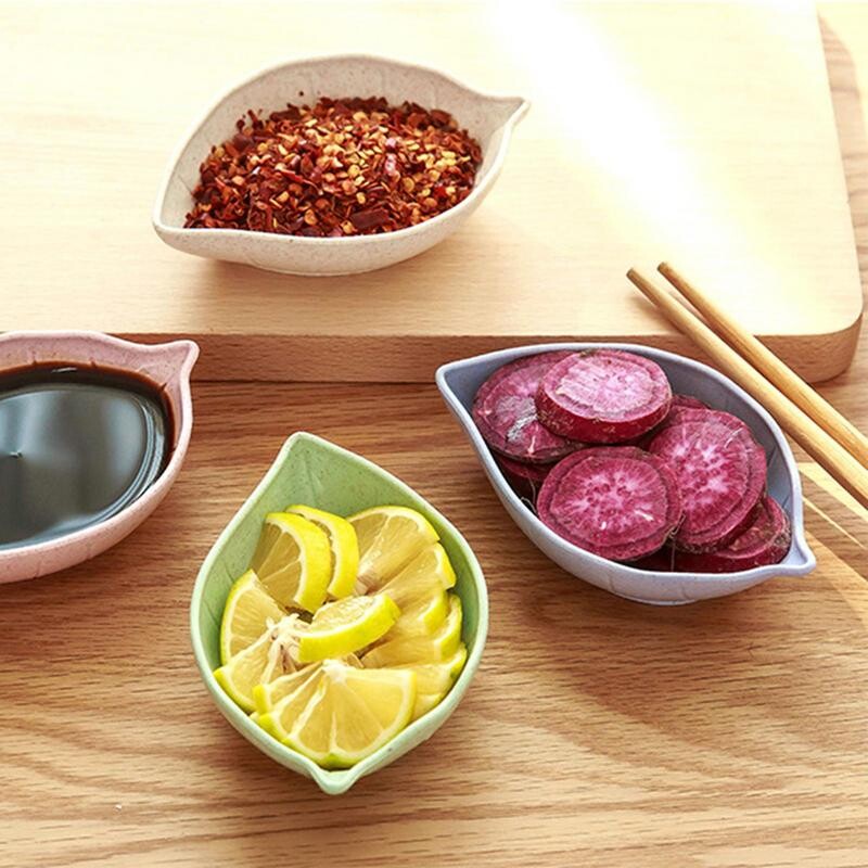 Lehtede kastmisnõu sushi sojakastmenõu Lehekujuline kastmisnõu teekoti kandik lusikasalus Sööginõud äädikanõu sojakastmenõu