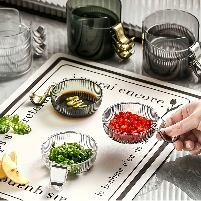 1 σετ 4 τεμαχίων μπιφτέκι με θήκη για chopstick καρυκεύματα Πιάτο τουρσί κατάλληλο για μπάρμπεκιου κουζίνας