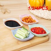 1/2/4 TK Lehed Kujund Maitsestusroog Lastekauss Nisuõled Sojakaste Taldrik Riisikauss Lauanõud Toidukonteiner
