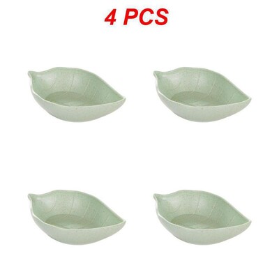 1/2/4 TK Lehed Kujund Maitsestusroog Lastekauss Nisuõled Sojakaste Taldrik Riisikauss Lauanõud Toidukonteiner