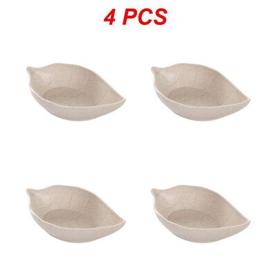 1/2/4 TK Lehed Kujund Maitsestusroog Lastekauss Nisuõled Sojakaste Taldrik Riisikauss Lauanõud Toidukonteiner