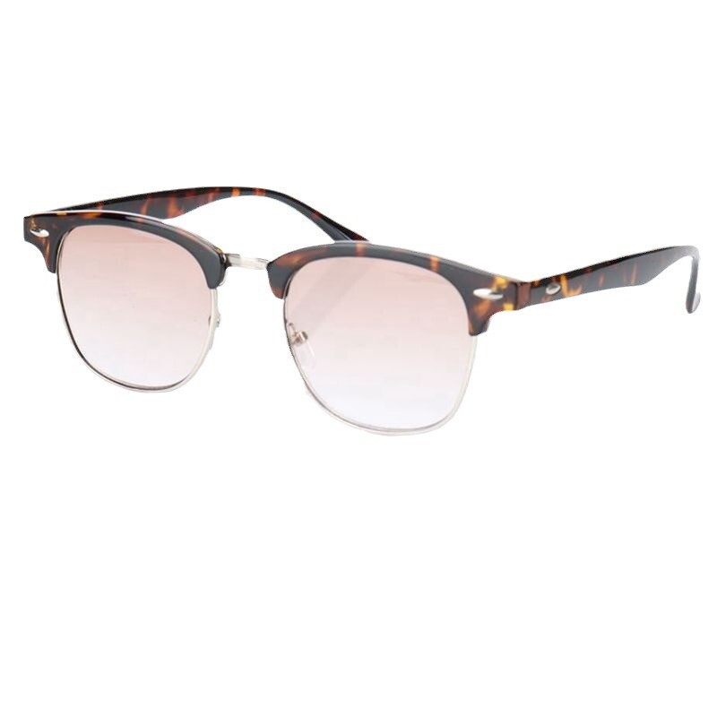 Uued moodsad lugemisprillid HD Korea Retro 3016 metallist progressiivsed poolraamiga päikeseprillid eakatele meestele ja naistele