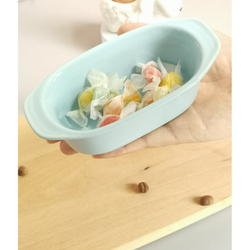 Δημιουργικό κεραμικό μπολ Χαριτωμένο σε σχήμα μπανιέρας μονόχρωμο επιδόρπιο πορσελάνινο σκεύος πουτίγκα γιαουρτιού Μπολ παγωτού Προμήθειες κουζίνας