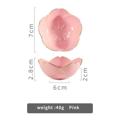 Loominguline Jaapani Sakura keraamiline roog Cherry Blossom Kawaii plaadikastmeroogi lillekauss köögikastmega äädikaroogade jaoks