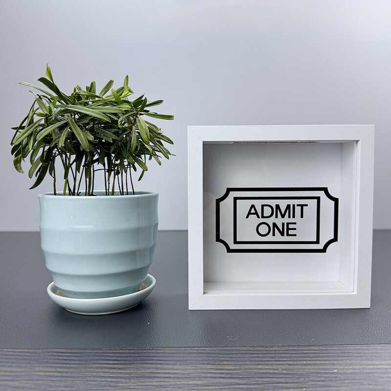 Adventure Archive Boxes Travel Ticket Shadow Box with Slot Memory Boxes Αναμνηστικά Χρήματα Θήκη εισιτηρίων Χάρτης Αποθήκευση πλαισίου