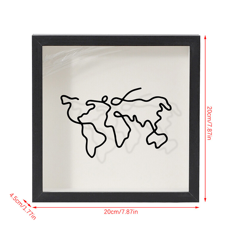 Adventure Archive Boxes Travel Ticket Shadow Box with Slot Memory Boxes Αναμνηστικά Χρήματα Θήκη εισιτηρίων Χάρτης Αποθήκευση πλαισίου