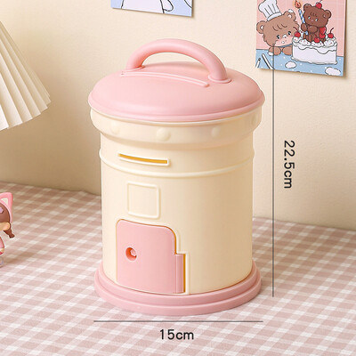 Uus laste armas e-kirjade säästukonserv plastikust hoiustamise raha säästev minipostkast täiskasvanutele tüdrukutele