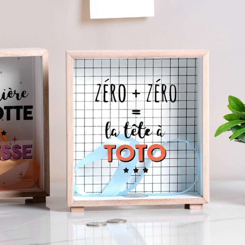 Σκανδιναβικό στυλ Ξύλινη δεξαμενή ταμιευτηρίου Δημιουργικό διαφανές χρηματοκιβώτιο Μεγάλης χωρητικότητας Τετράγωνο Sundry Storage Box