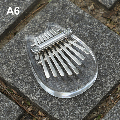 Klavir s 8 tipki Kalimba Thumb, Pokloni za djecu početnike, ljubitelje glazbe, svirače, slatki instrument, privjesak, dodaci za privjesak