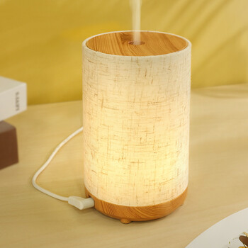 Ellestfun GH2005F Fabric Aroma Diffuser Warm Light Νέας σχεδίασης 80ml Υγραντήρας καλωδίου USB