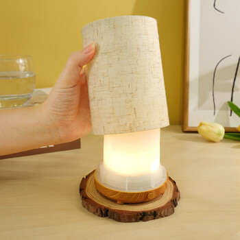 Ellestfun GH2005F Fabric Aroma Diffuser Warm Light Νέας σχεδίασης 80ml Υγραντήρας καλωδίου USB