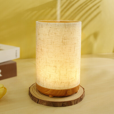 Ellestfun GH2005F Fabric Aroma Diffuser Warm Light Νέας σχεδίασης 80ml Υγραντήρας καλωδίου USB