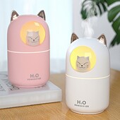 300ml Cute Cat H2o Room Mist Spray Διαχύτης αιθέριων ελαίων Aromatherapy Φορητός διαχύτης αέρα αυτοκινήτου μίνι υγραντήρας