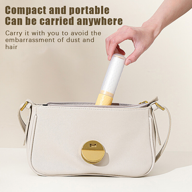 Mini kaasaskantavad ebemega kleepuvad rullid riided tolmueemaldi rebitav kleepuv rulldiivan Lemmikloomade juuste puhastushari