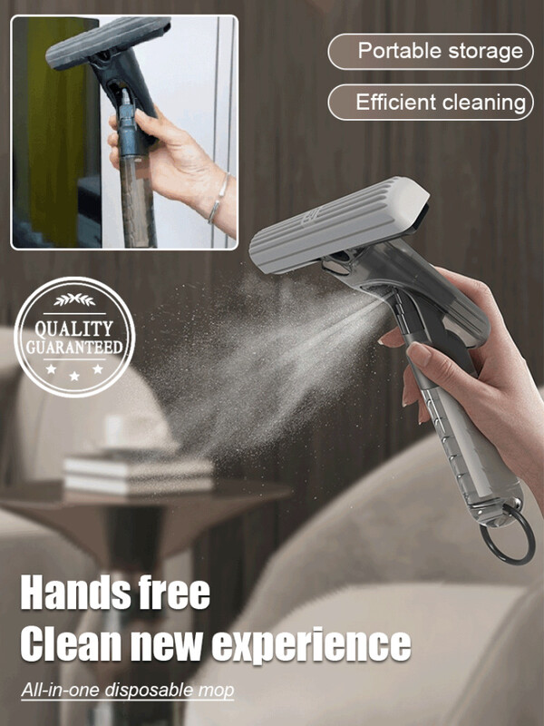 Mop mic allinonă fără mâini pentru bucătărie și baie