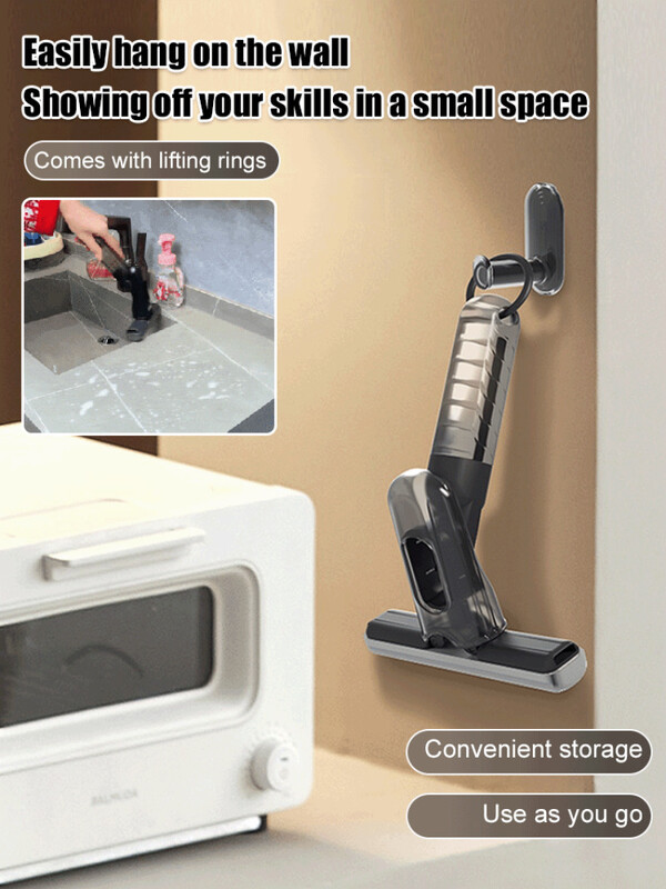 Mop mic allinonă fără mâini pentru bucătărie și baie