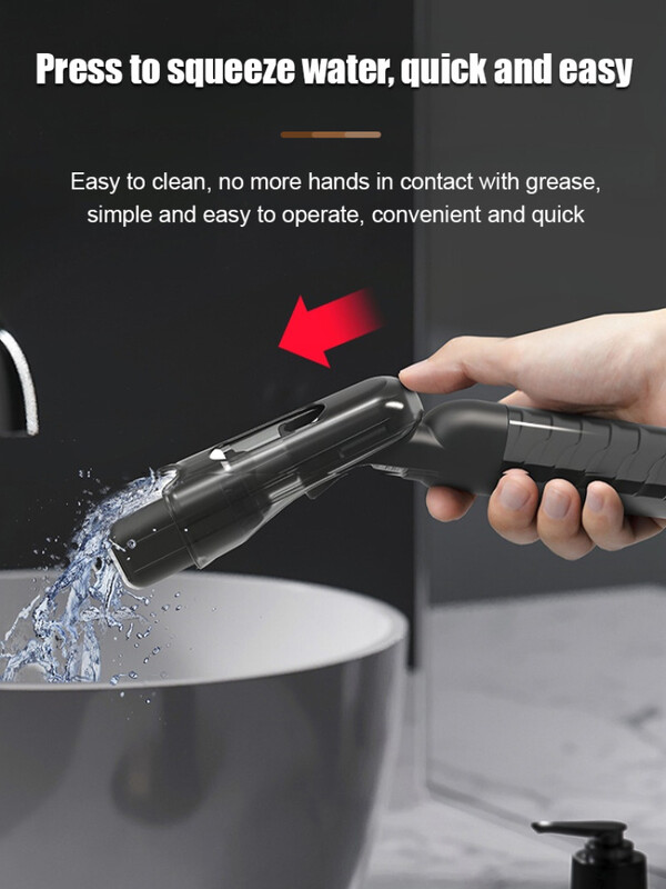 Mop mic allinonă fără mâini pentru bucătărie și baie