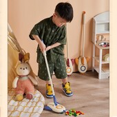 Mini Kid Mop Mudilastele Puhastusmänguasjad Miniatuursed mänguasjad Mop Majapidamisabivahend eelkoolieale