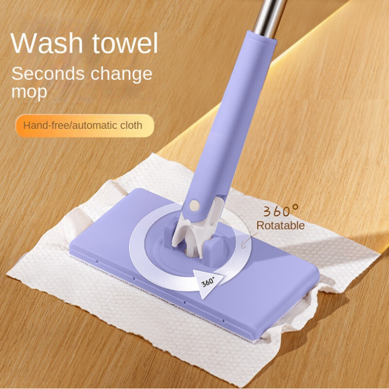 1 TK Automaatne riidelõikusmopp Vannitoa mopp majapidamispuhastustablett Väike mop Multifunktsionaalne näolapiga mop märg ja kuiv Du