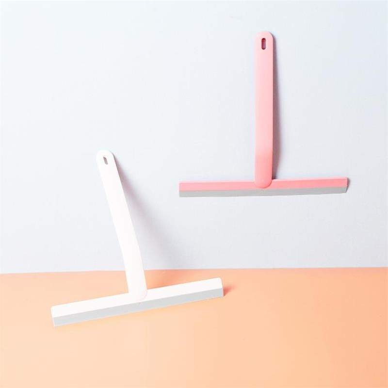 Naudingas stiklo langų valytuvo muilo valiklis Valytuvas veidrodinis stalo grandiklis plytelių valiklis su silikoniniu peiliuku vonios kambariui