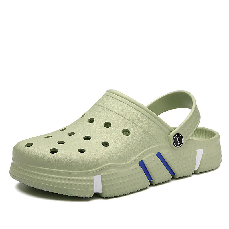 Croc Shoes Pair Modes Āra Čības Elpojošas Sandales Baotou Sākums Neslīdošas Vasaras Jaunas Pludmales Sandales