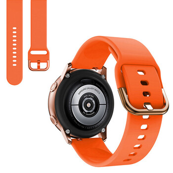 Подходящ за Samsung Galaxy watch active2 силикон S3 Watch 4 5 40 45 20 мм каишка