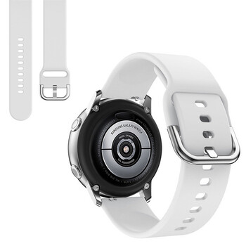 Подходящ за Samsung Galaxy watch active2 силикон S3 Watch 4 5 40 45 20 мм каишка