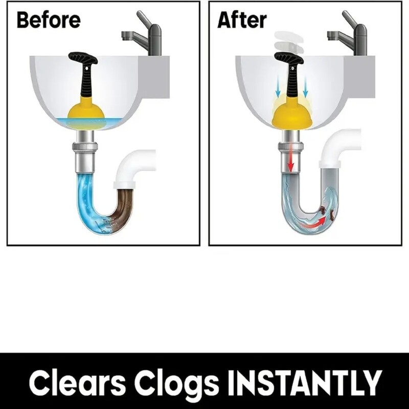 1 gabalas kriauklės stūmoklis, trumpa rankena mini virtuvės kriauklė, vonios kanalizacijos vamzdis mažas gilinimo įrankis