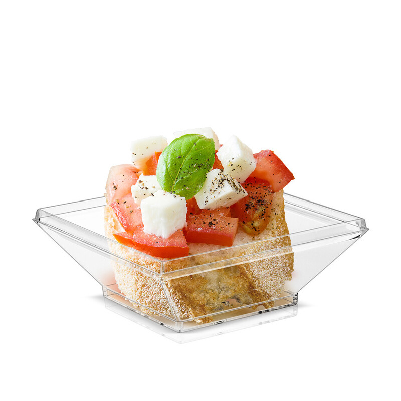 Διαδίκτυο Celebrity 220ml Μους Κύπελλο 8 oz πουτίγκα Επιδόρπιο Κύπελλο παγωτό Πλαστικό κύπελλο με καπάκι Διαφανές ξύλινο πίτουρο Κύπελλο Τετράγωνο Κύπελλο