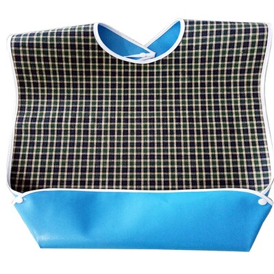 Täiskasvanute veekindel Täiskasvanute söögiaeg rinnatüki riidest kaitseriided pudipõllega kokakaitse tööriistade abi koka söögiriided puuetega inimestele mõeldud põll