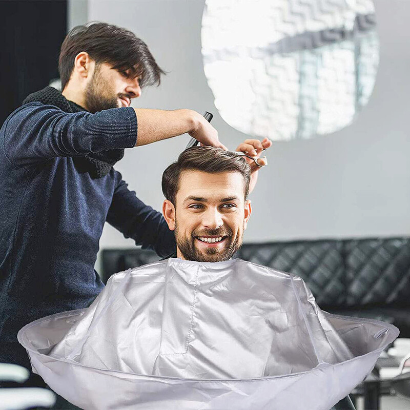 Veekindel professionaalne juukselõikus Cape Kokkupandav Juukselõikus Mantel Hõbedane Täiskasvanud Lastele Universaalne