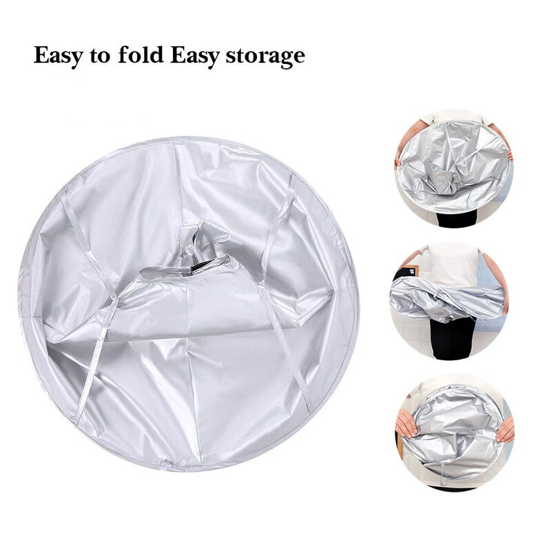 Veekindel professionaalne juukselõikus Cape Kokkupandav Juukselõikus Mantel Hõbedane Täiskasvanud Lastele Universaalne