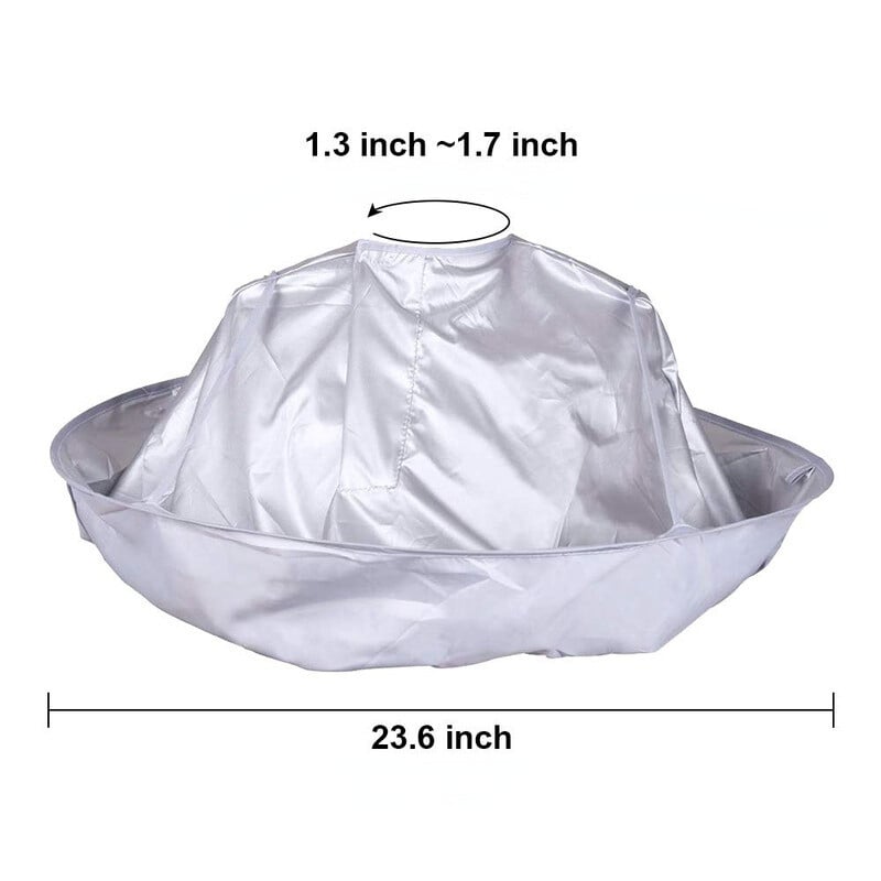 Veekindel professionaalne juukselõikus Cape Kokkupandav Juukselõikus Mantel Hõbedane Täiskasvanud Lastele Universaalne