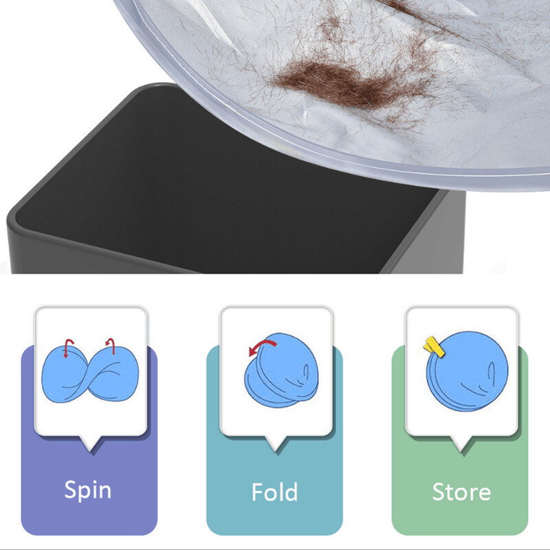 Veekindel professionaalne juukselõikus Cape Kokkupandav Juukselõikus Mantel Hõbedane Täiskasvanud Lastele Universaalne