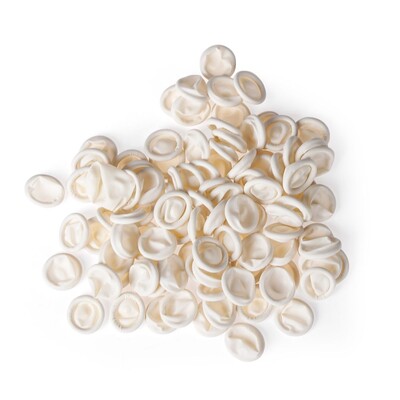 100 τεμ./Σετ Κάλυμμα δακτύλων μιας χρήσης Γάντια από φυσικό καουτσούκ Αντιολισθητικά λάτεξ Finger Cots Fingertips Protector Gloves Nail Art Tool