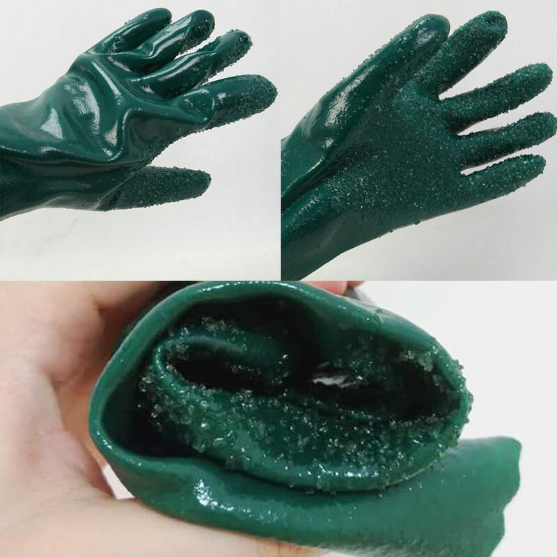 Ръкавици за защита на труда против приплъзване Всички гумени частици, водоустойчиви, устойчиви на износване и устойчиви на масло -1 БР.