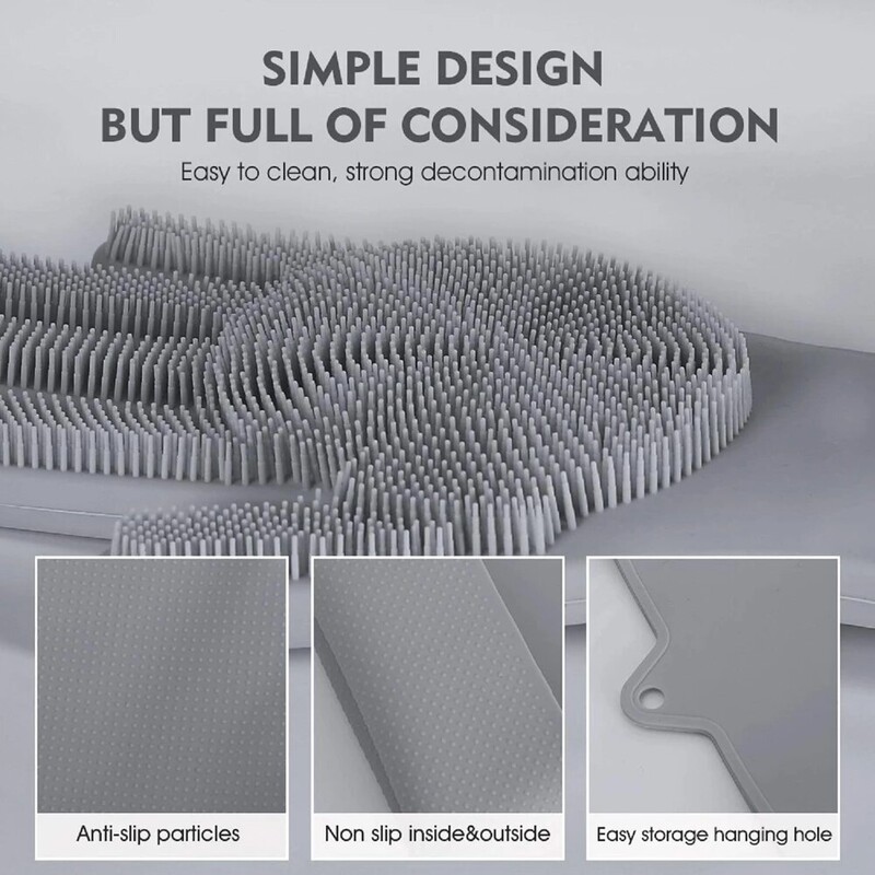 Nõudepesu puhastuskindad Magic Silikoonkummist nõudepesukindad majapidamises kasutatavate käsnapuhastusvahendite köögipuhastusvahenditele